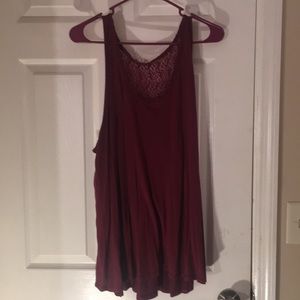 Plus size maroon old navy tank top